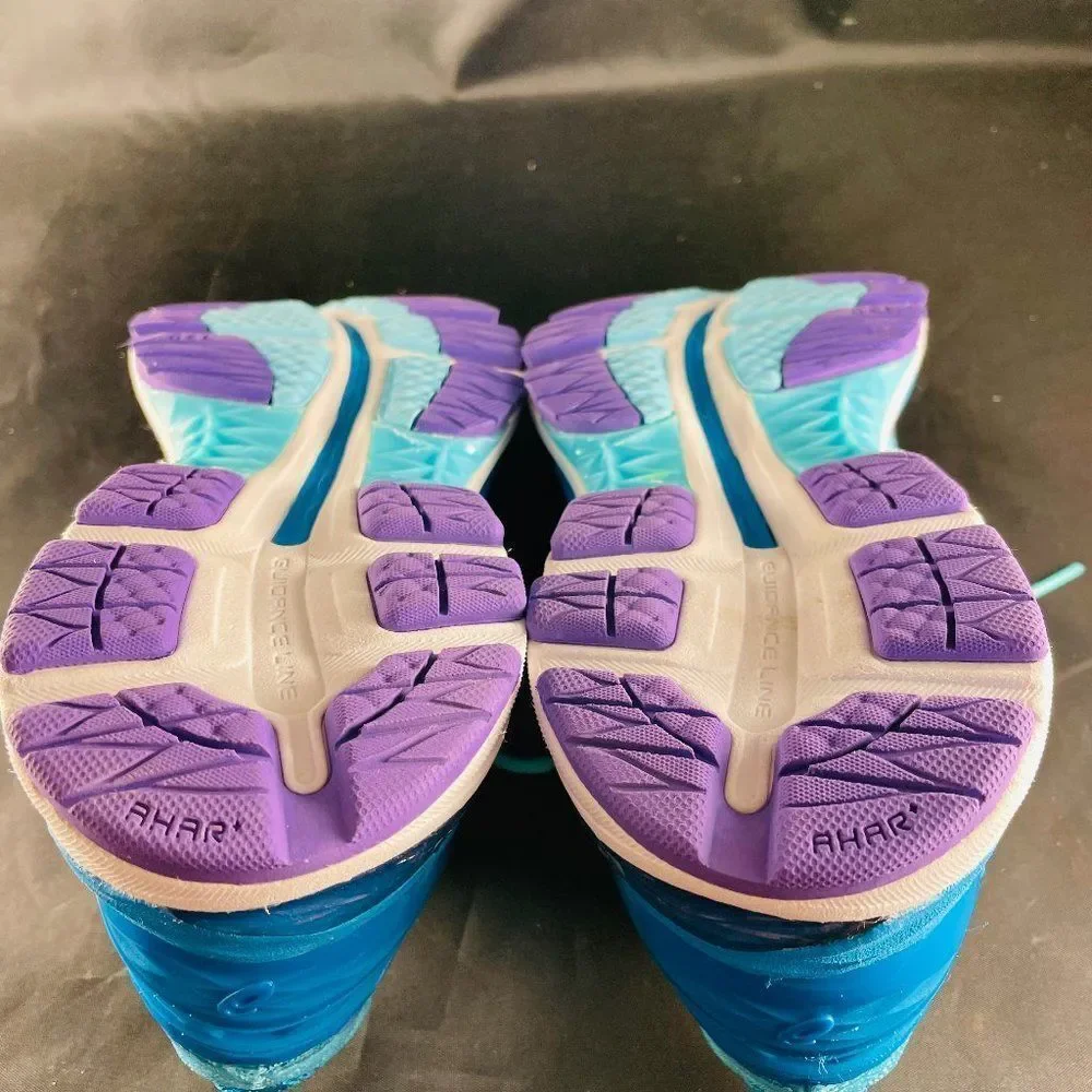 ASICS GEL-Nimbus 18 Women 6.5 US Medium 38 EUR Blue Purple Mint Condition